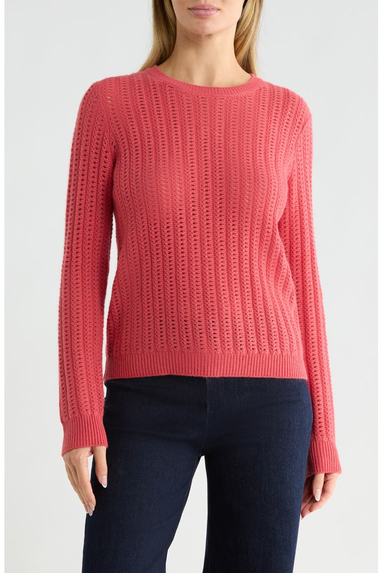 Etta Cashmere Sweater, Main, color, MAPLE