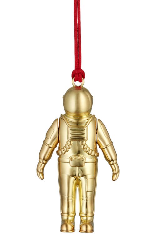 Waterford Christmas Spaceman Ornament in Gold 