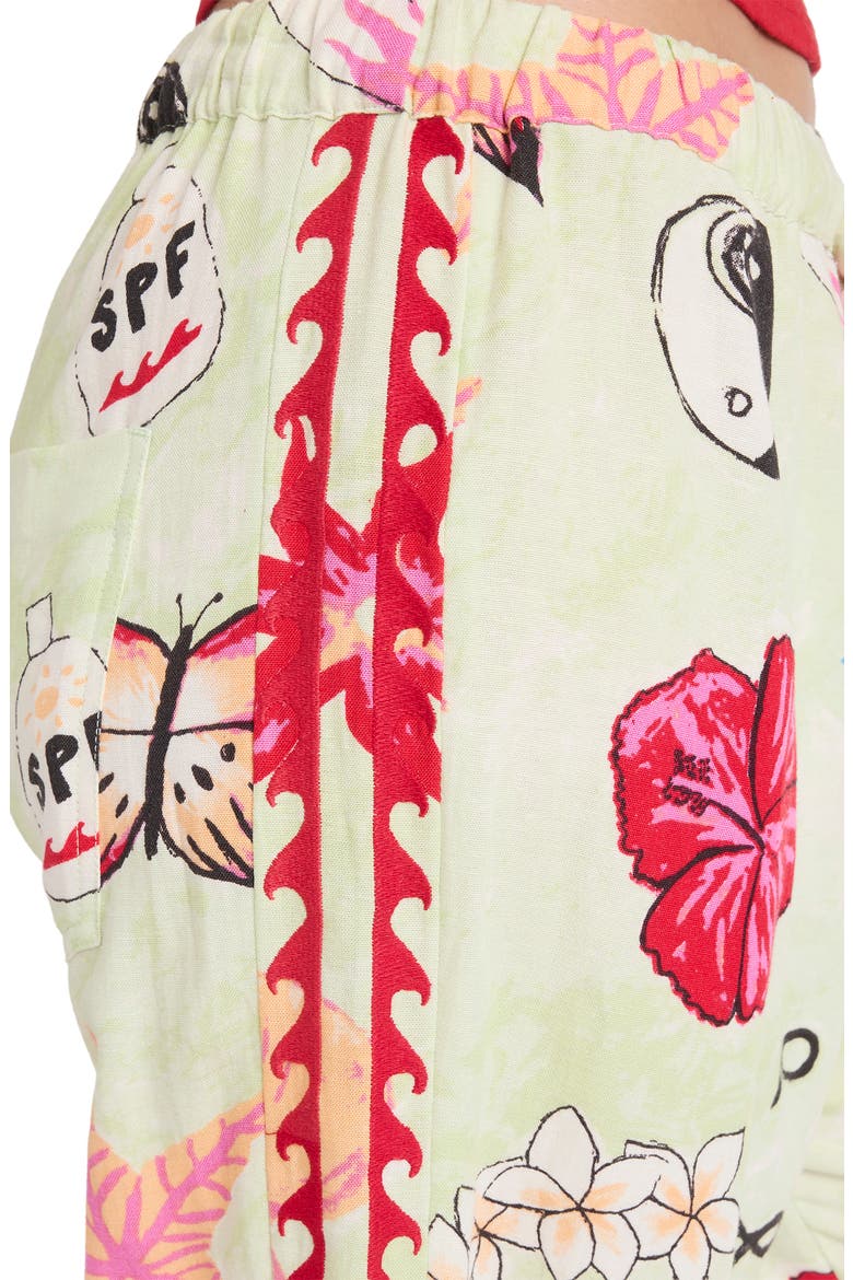 x Lottie Hall Pull-On Pants, Alternate, color, SUNNY LIME