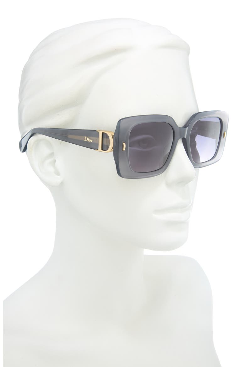 Initials S2I Square Sunglasses, Alternate, color, GREY/ GRADIENT SMOKE