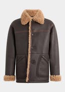 Bally Coat in And Shearling