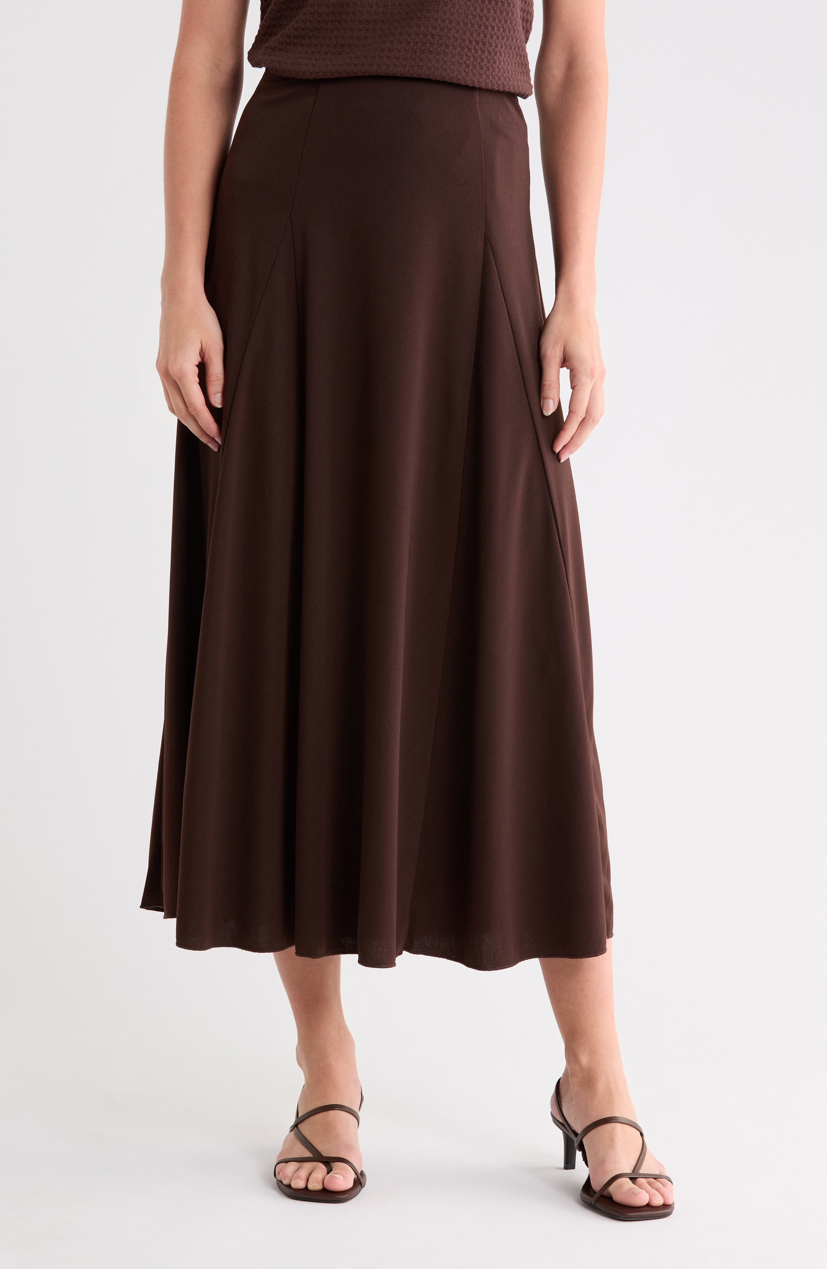 Woven A-Line Skirt