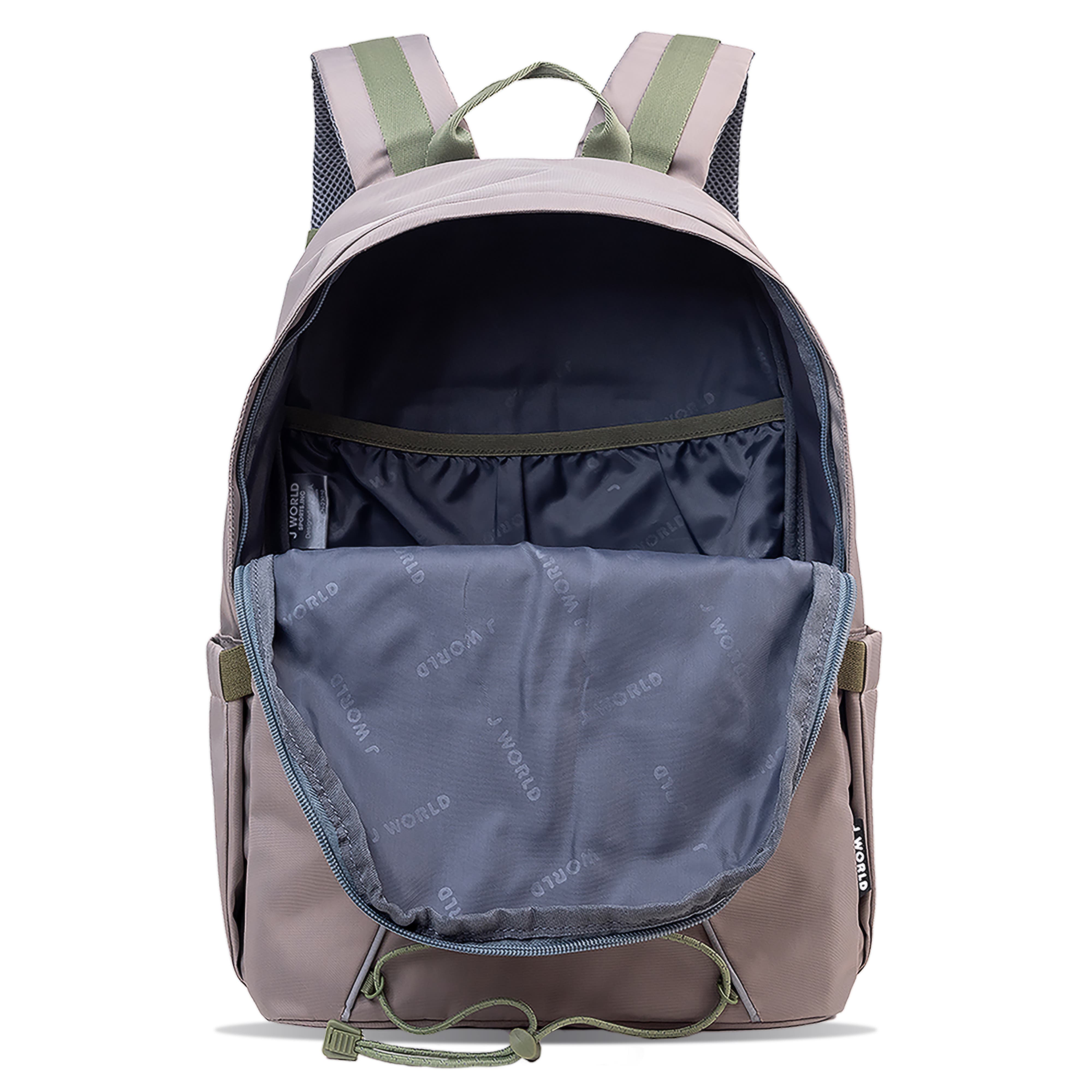 Cristos Unisex Casual Backpack with Laptop Sleeve, Alternate, color, BEIGE