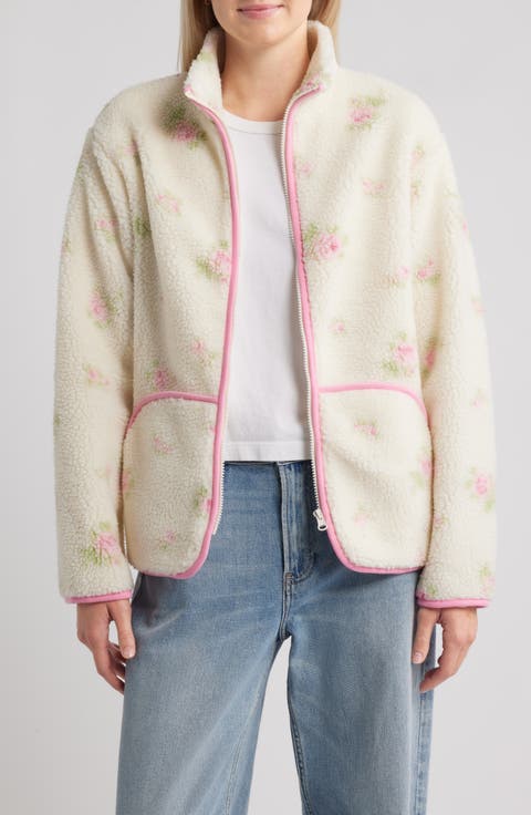 Sienna Flower Fleece Jacket