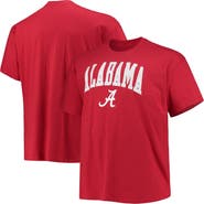 Champion Men's Champion Crimson Alabama Crimson Tide Big & Tall Arch Over Wordmark T-Shirt