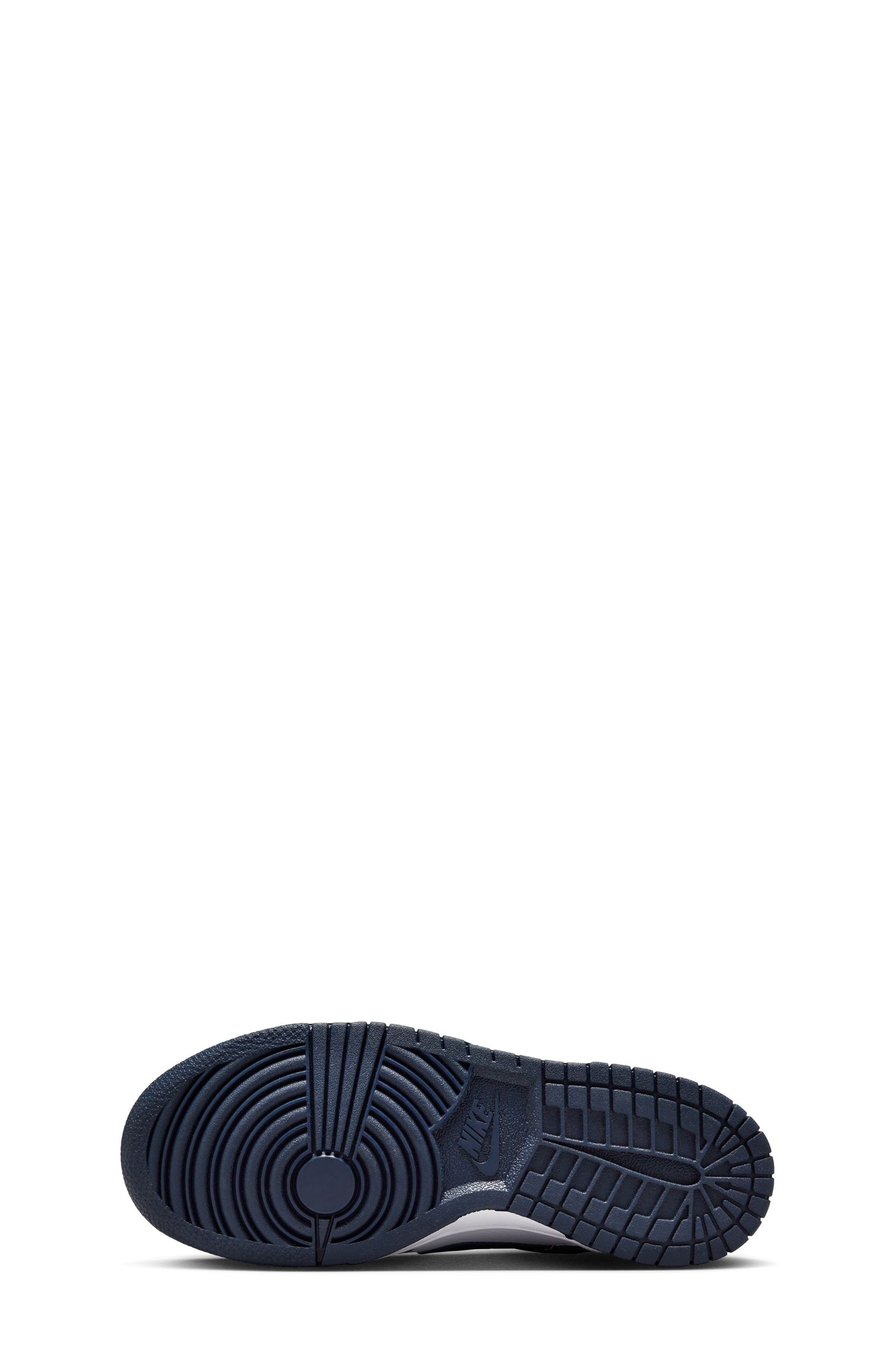 Nike Kids' Dunk Low Sneaker, Alternate, color, Obsidian/ Vintage Green