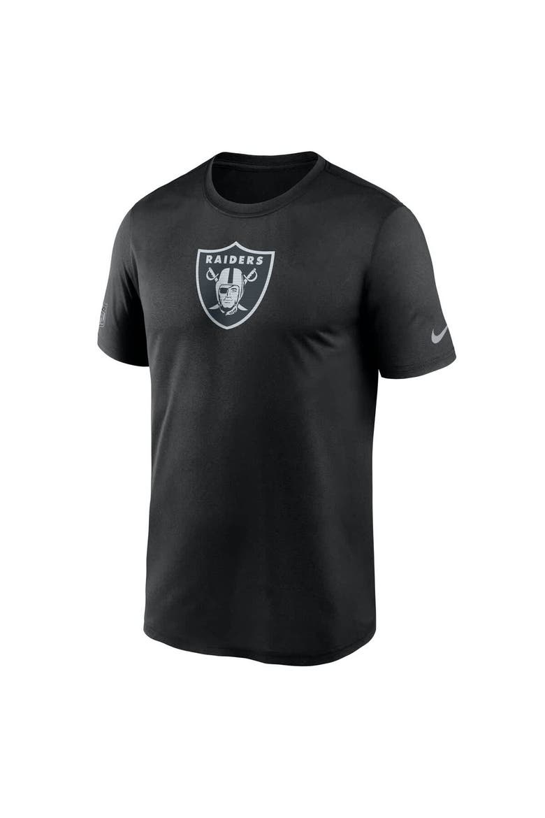 Men's Nike Black Las Vegas Raiders Sideline Lead The Charge Legend Dri-FIT T-Shirt, Alternate, color, Black