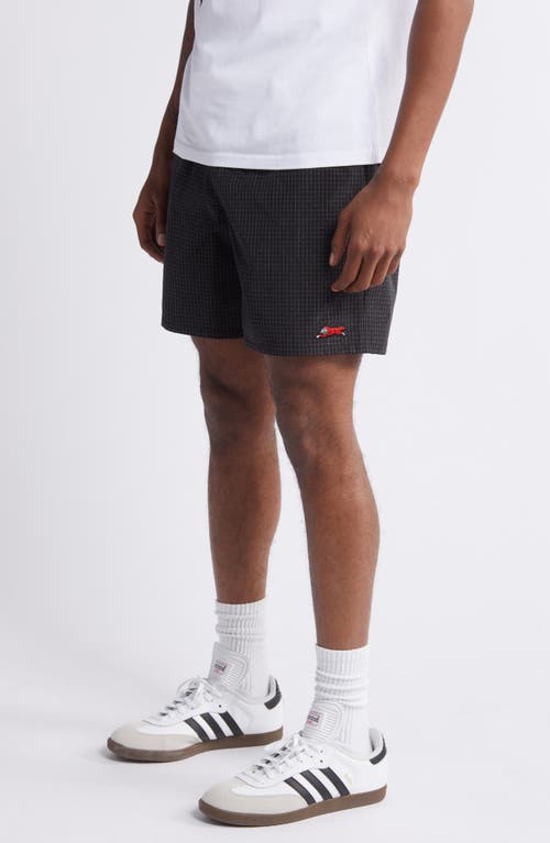Icecream Pyramid Nylon Shorts In Black