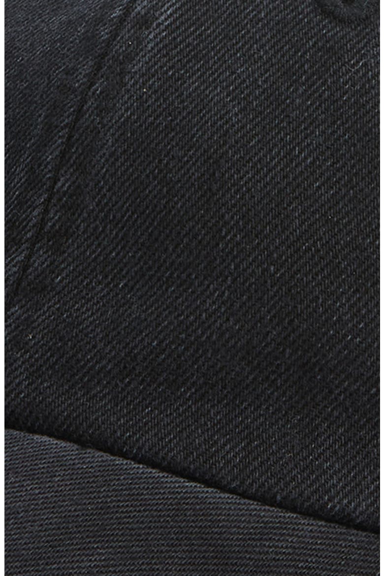 Denim Adjustable Baseball Cap, Alternate, color, DARK WASH