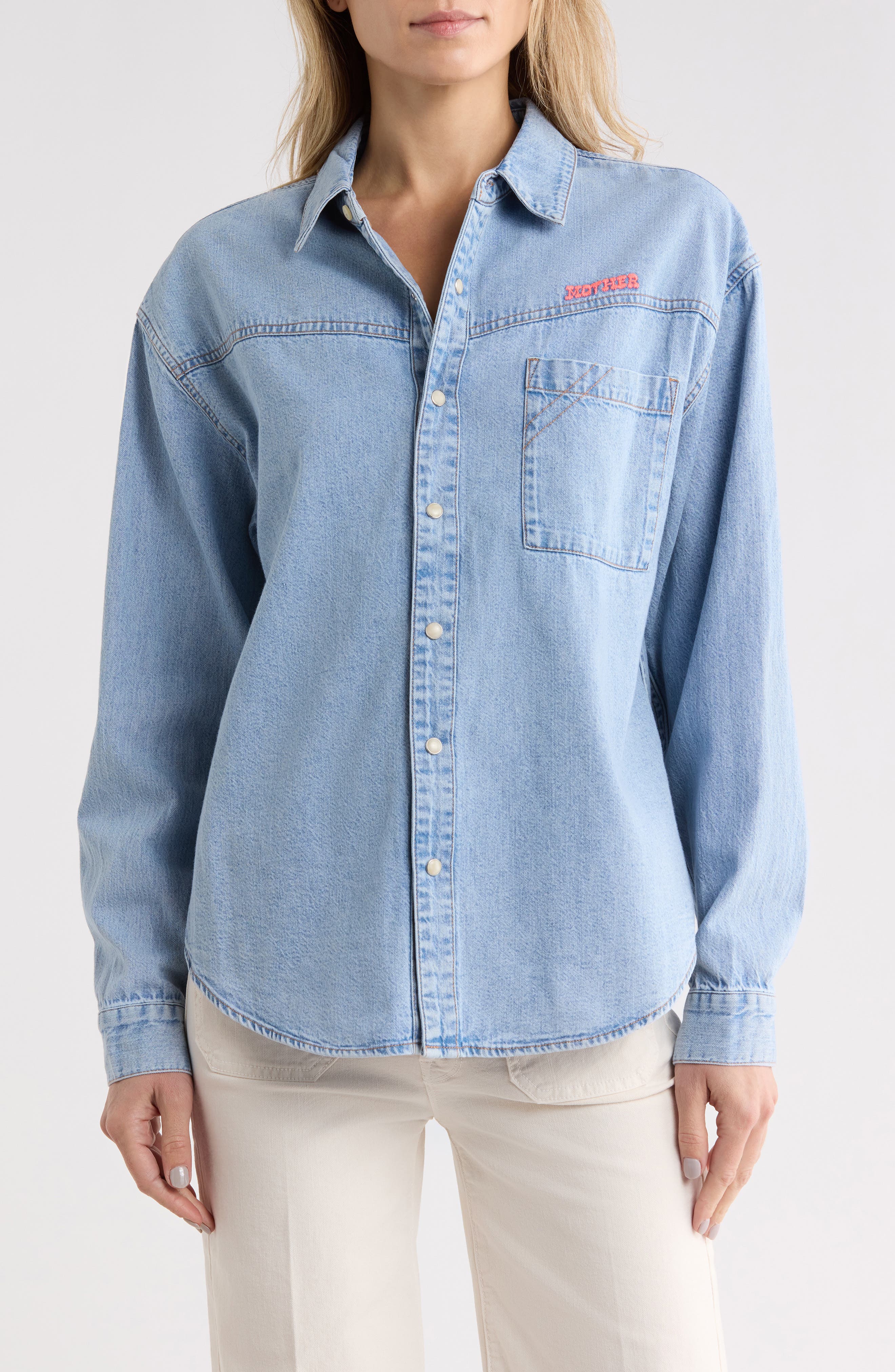 The Big Splash Cotton Denim Shirt