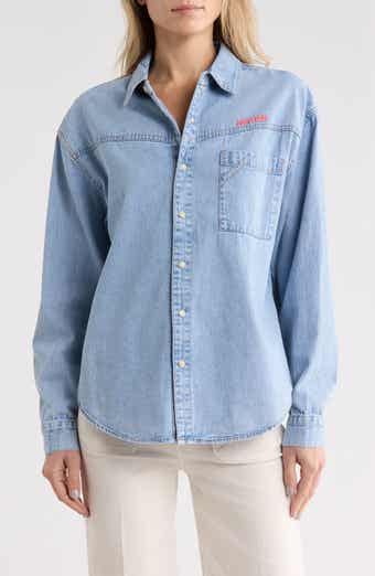 The Big Splash Cotton Denim Shirt