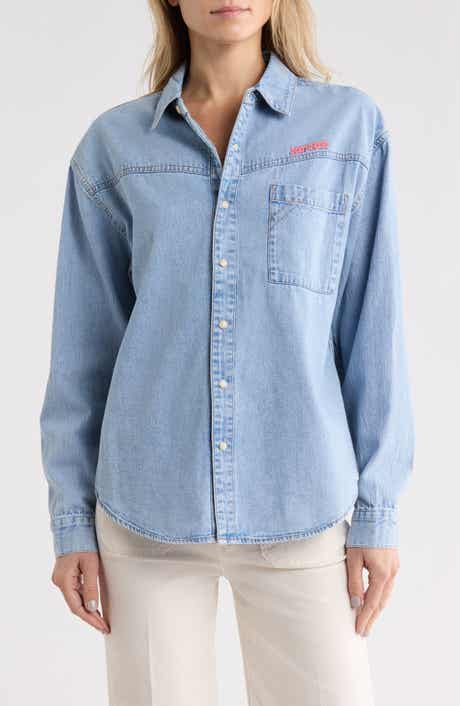 The Big Splash Cotton Denim Shirt