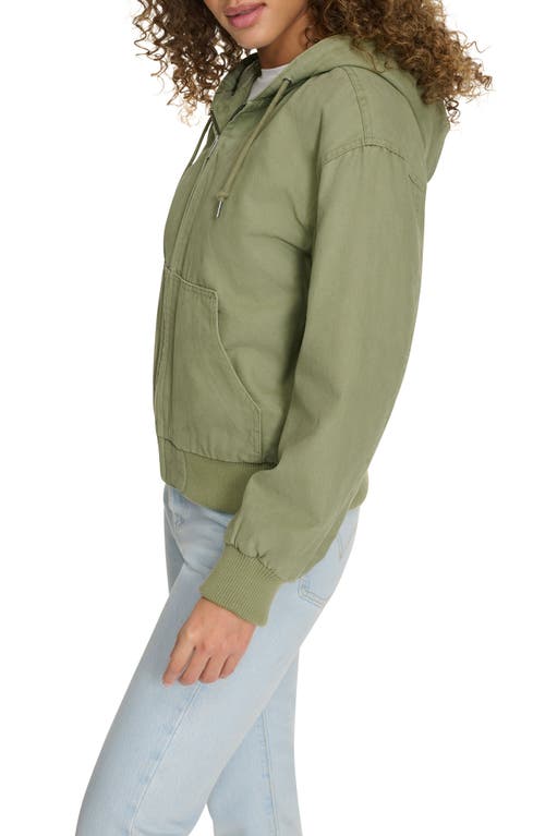 Levi's® Work Cotton Canvas Zip Jacket In Sage