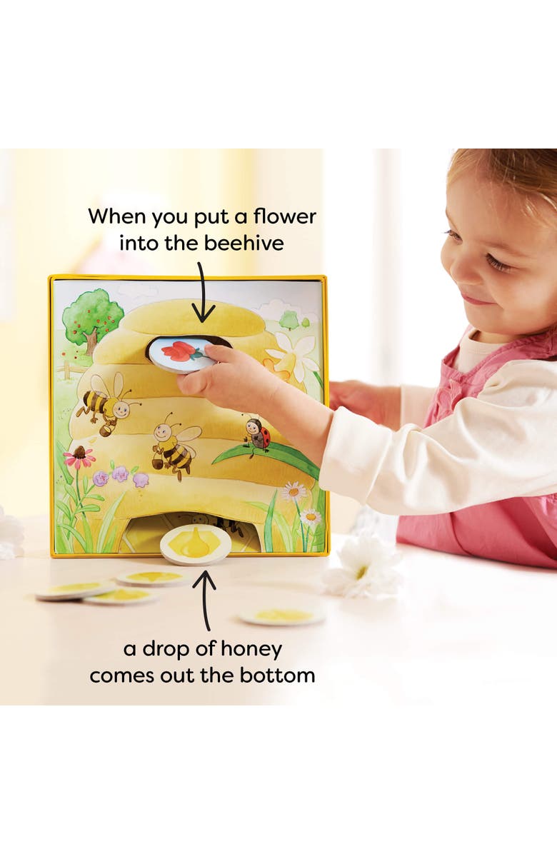 HABA My Very First Games - Hanna Honeybee - 2 Cooperative Color Games & Learning Toys for Toddlers 2-4 Years , Preschool Kids Games, Alternate, color, Multi