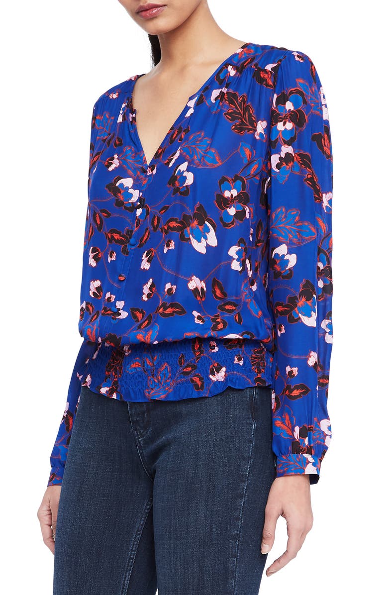 Parker Claudia Silk Blend Blouse, Alternate, color,