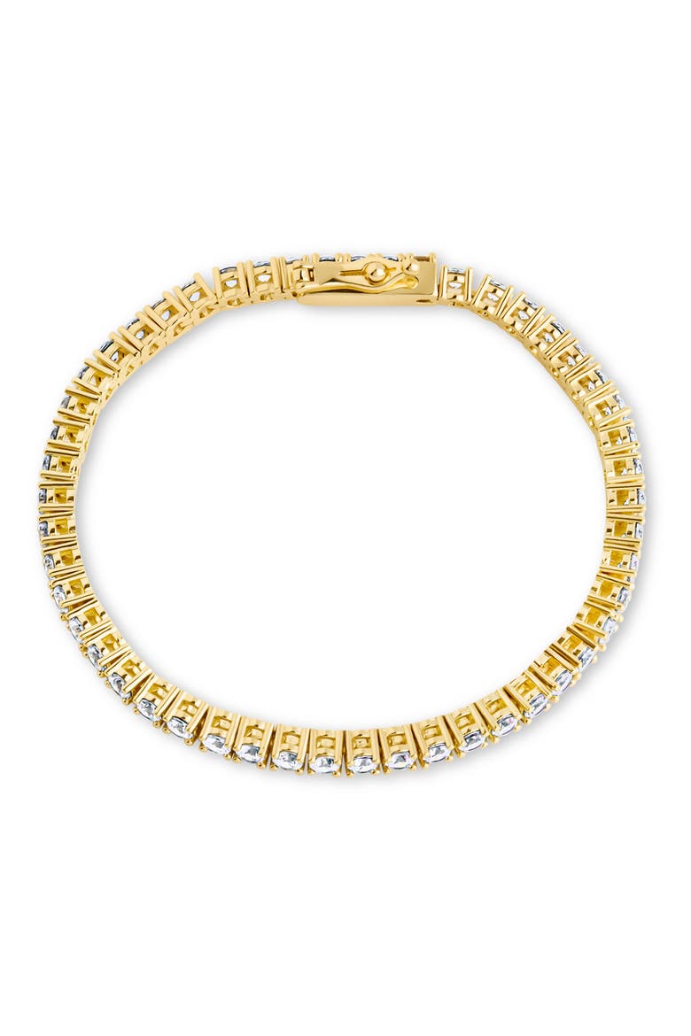 Aderyn Cubic Zirconia Tennis Bracelet, Main, color, GOLD