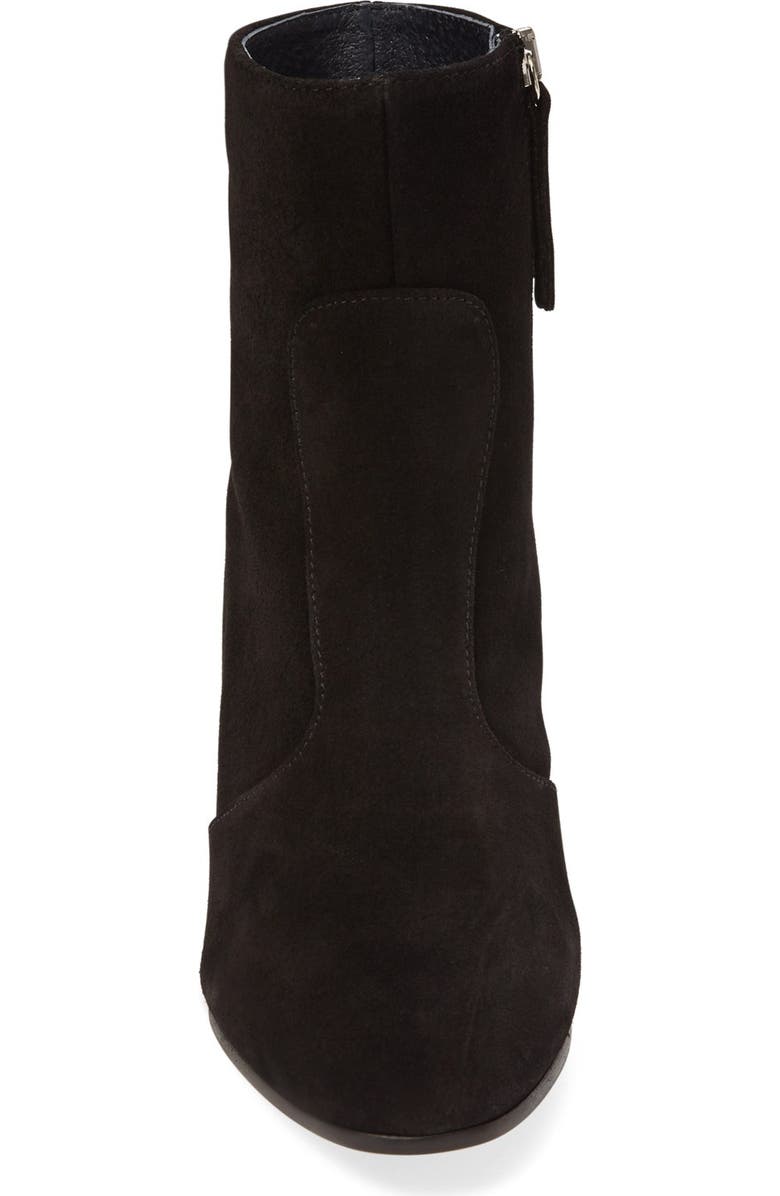Topshop 'Mustard' Western Boot, Alternate, color,