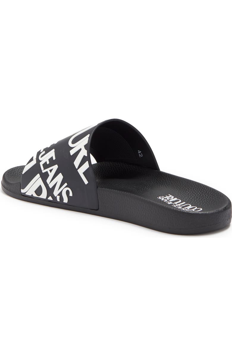 Versace Jeans Logo Slide Sandal, Alternate, color,