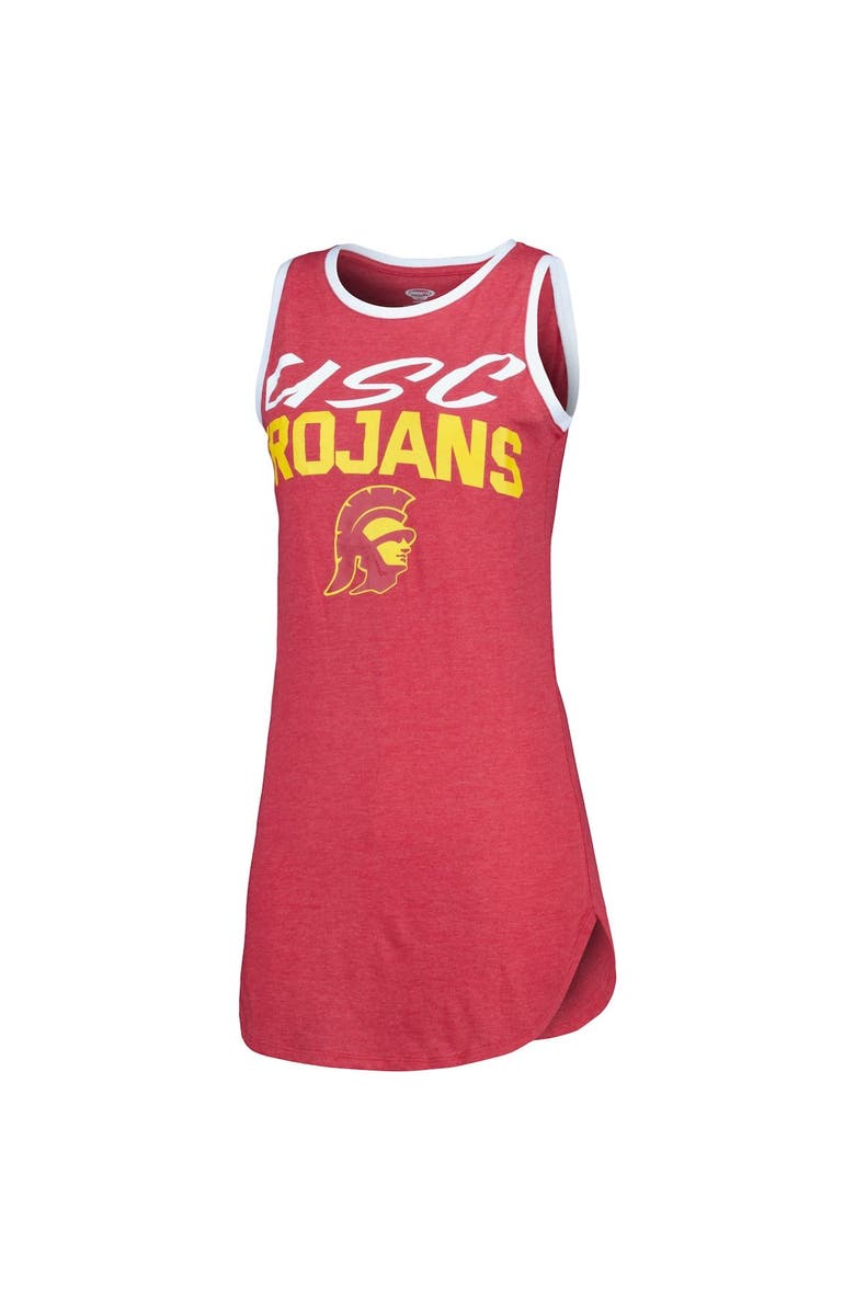 CONCEPTS SPORT Women's Concepts Sport Cardinal USC Trojans Tank Nightshirt, Alternate, color, Cardinal