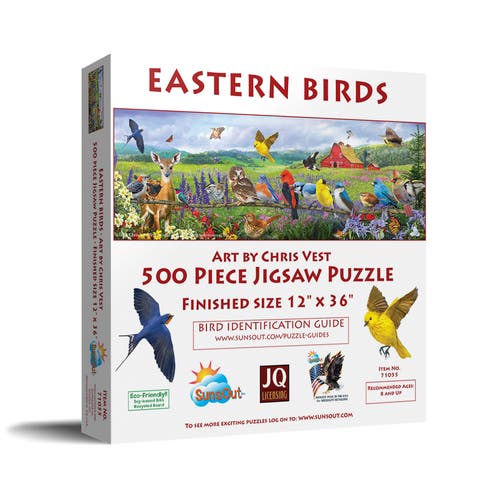 Eastern Birds 500 piece Jigsaw Puzzle for Adults