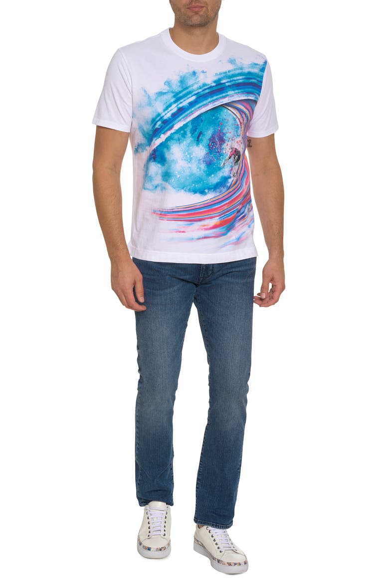 Pipeline Cotton Graphic T-Shirt, Alternate, color, WHITE