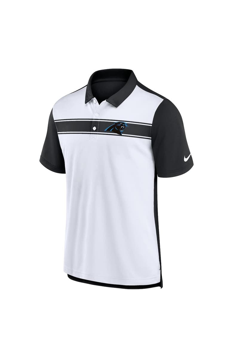 Nike Men's Nike  White/Black Carolina Panthers Rewind Pique Polo, Alternate, color, 