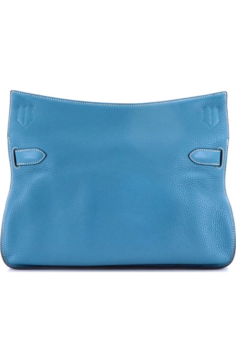 Pre-Owned Hermes Jypsiere Bag Clemence 34, Alternate, color, Bleu Jean