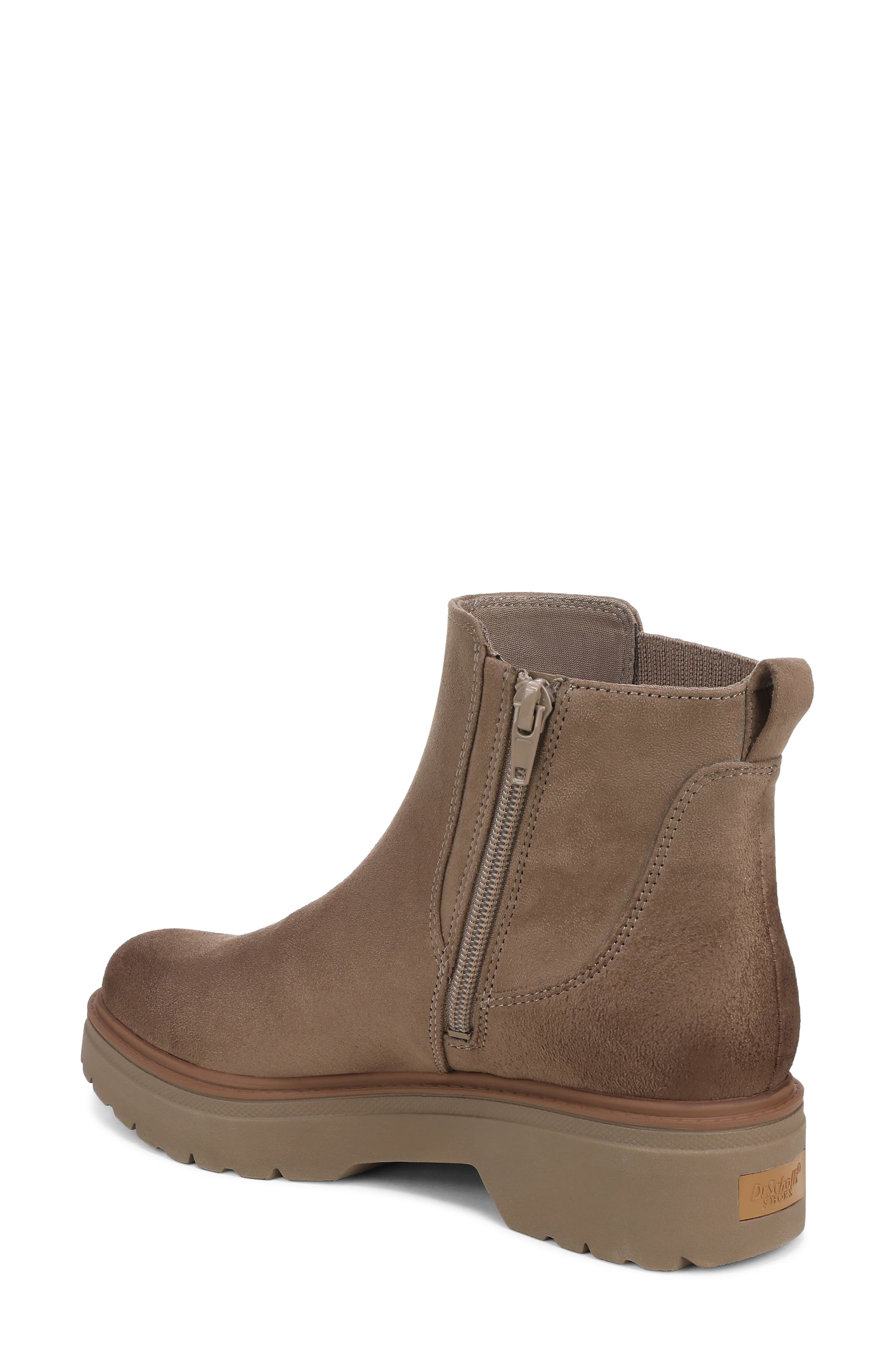 Bring Vibes Faux Leather Chelsea Boot, Alternate, color, WOODSMOKE BROWN MICROSUEDE