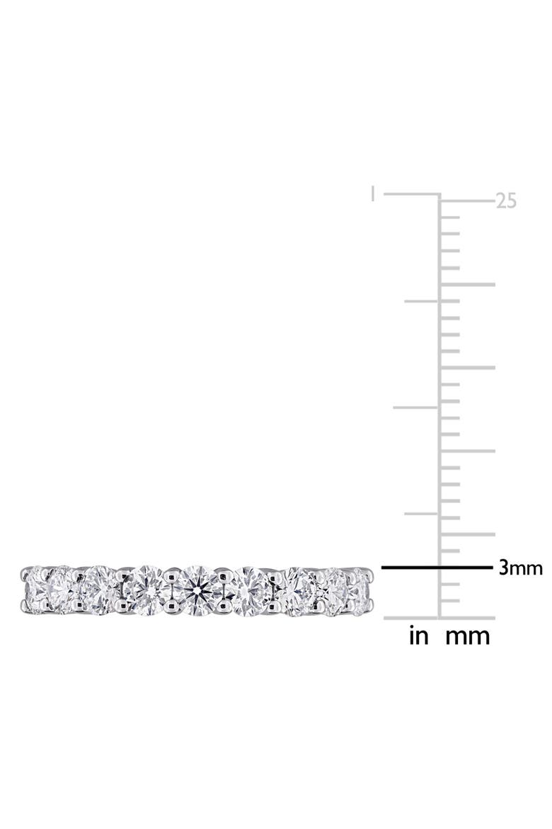 1 CTW Lab-Grown Diamond Band 10k White Gold, Alternate, color, White Gold