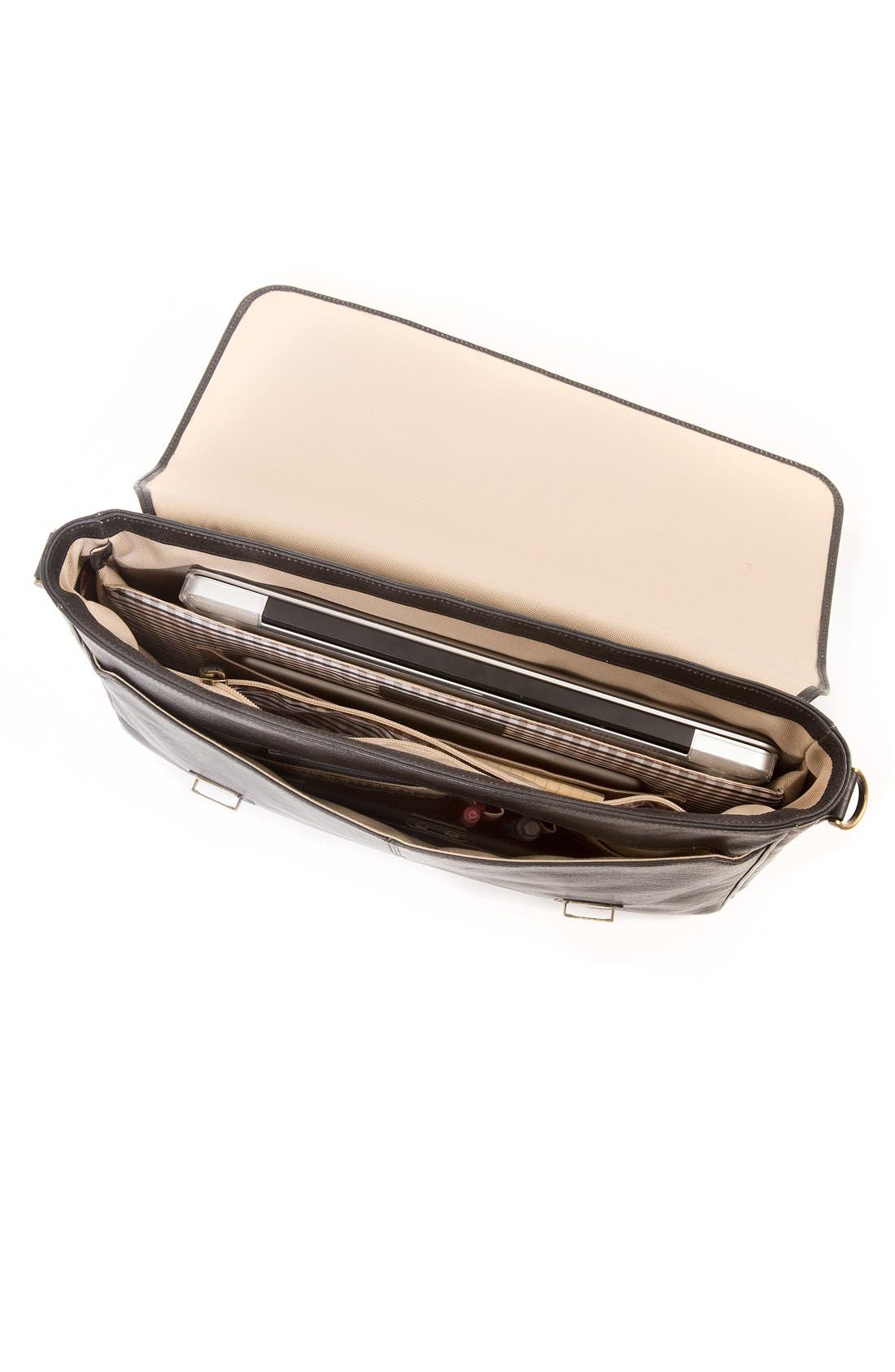 BOCONI 'Becker' Leather Messenger Bag, Alternate, color, 