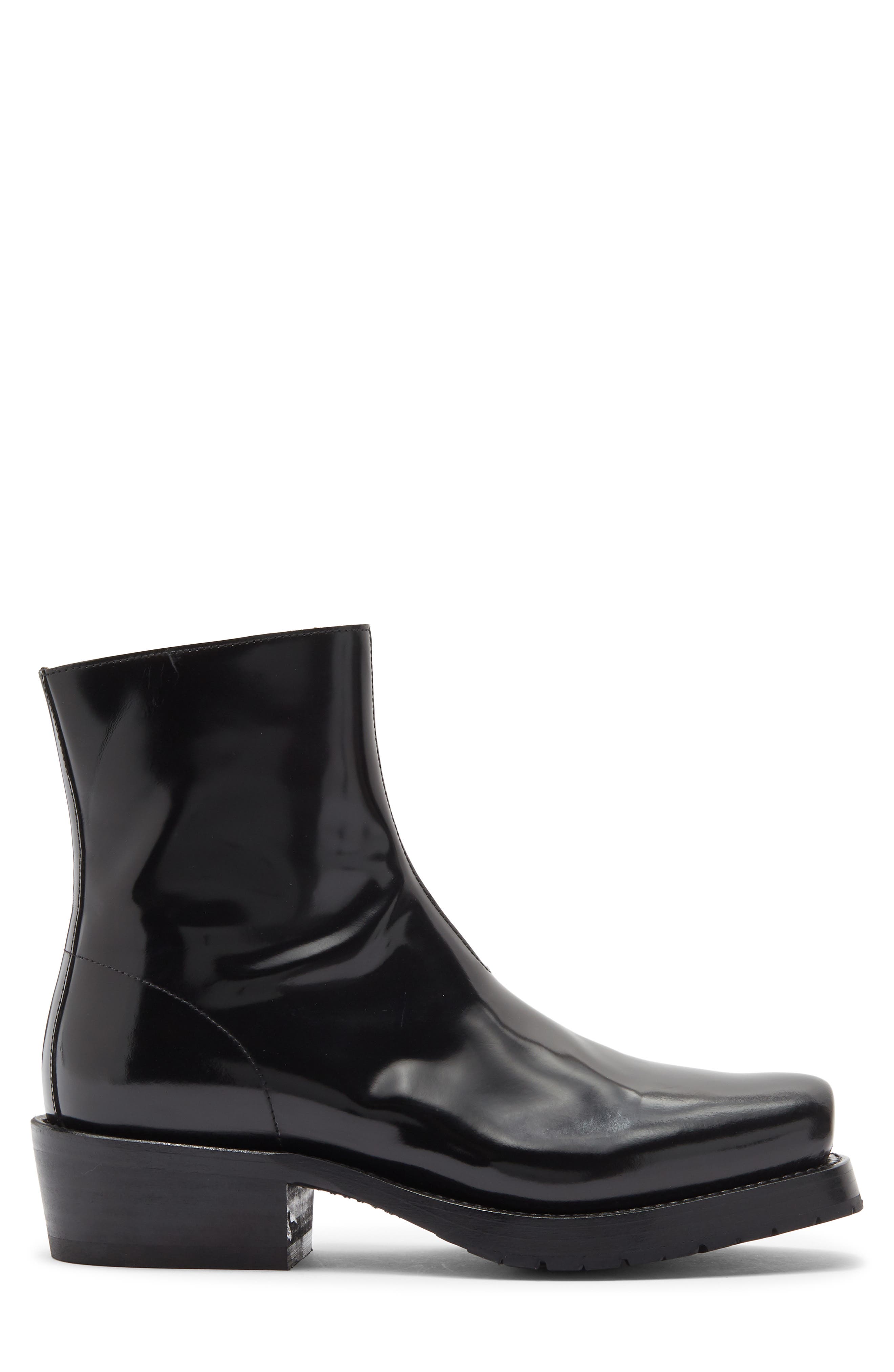 Charro Boot, Alternate, color, BLACK SMOOTH LEATHER