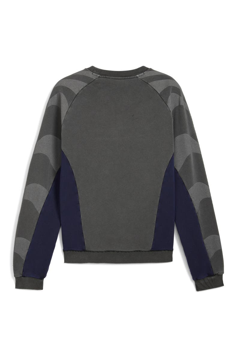 PUMA x KidSuper MCFC Embroidered Cotton Graphic Sweatshirt, Alternate, color, Puma Black