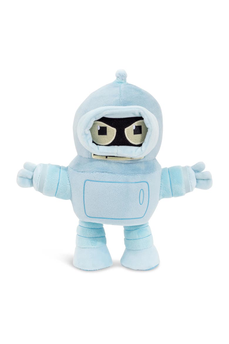 Futurama Angry Bender 8-Inch Chibi Collector Plush Toy, Main, color, Gray