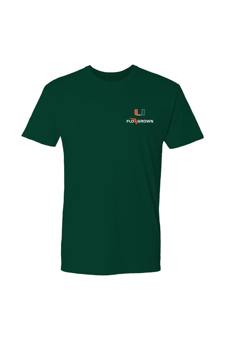 Men's FloGrown  Green Miami Hurricanes Rally Mascot T-Shirt, Alternate, color, Green