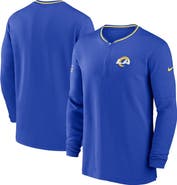 Nike Men's Nike Royal Los Angeles Rams Coach Half-Zip Sweatshirt