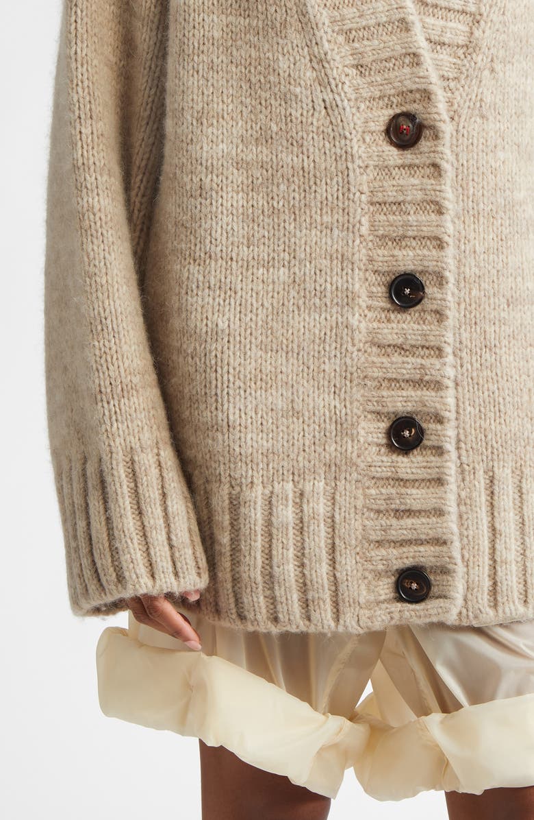 Maison Margiela Alpaca, Cotton & Wool Cardigan, Alternate, color,