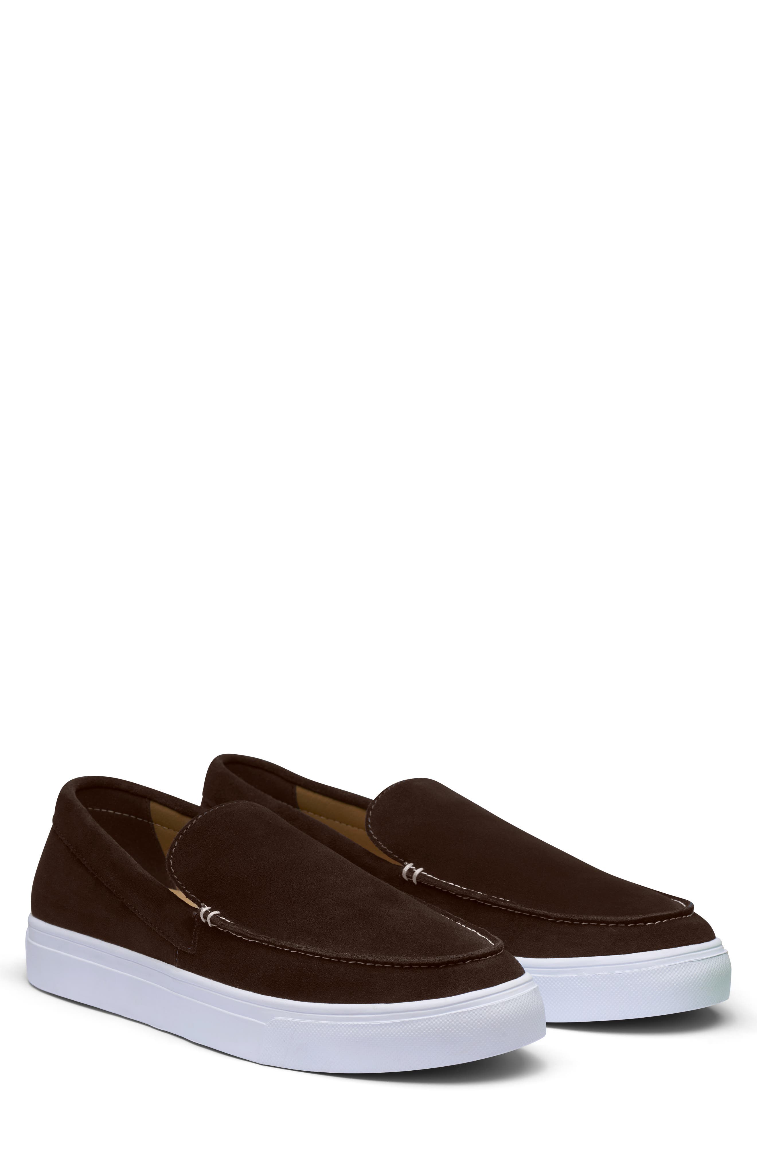 Swims Madison Water Repellent Loafer, Main, color, Espresso
