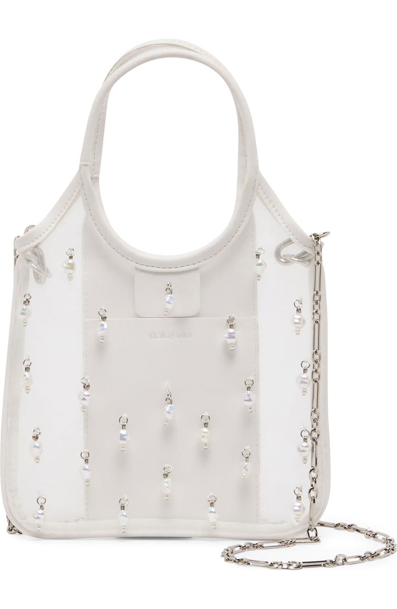 Dolce Vita Sylvene Canvas Crossbody, Main, color, White