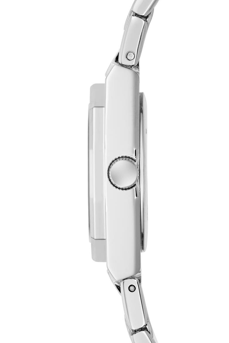 Pixie Crystal Detail Bracelet Watch, 25mm, Alternate, color, SILVER TONE