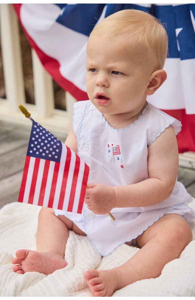 Little English Sleeveless Davis Day Set, Alternate, color, Flags
