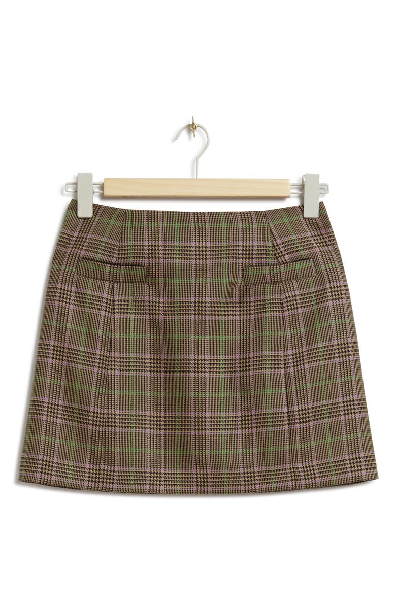 & Other Stories Nilsson Wool Miniskirt, Main, color, Orange