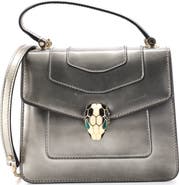 Pre-Owned Bvlgari Serpenti Top Handle Bag Patent Small