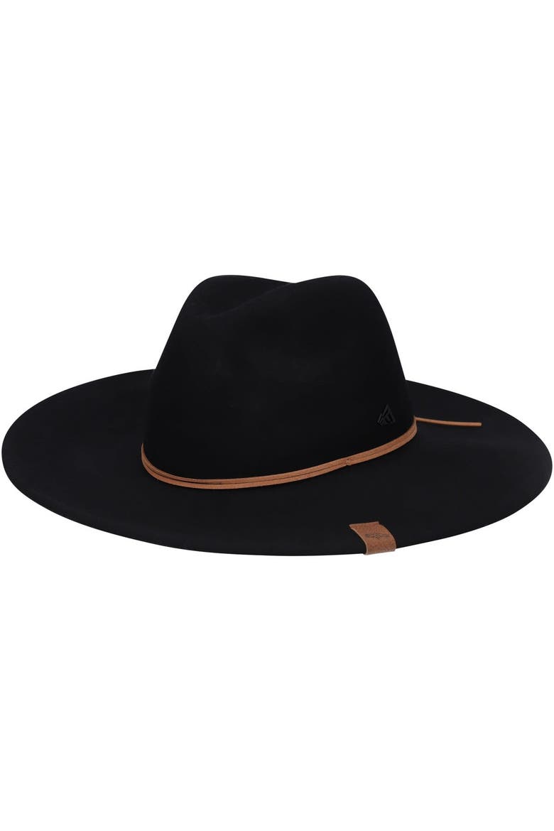 Women's New Era Black Denver Broncos Willow Wide Brim Fedora, Main, color, Black