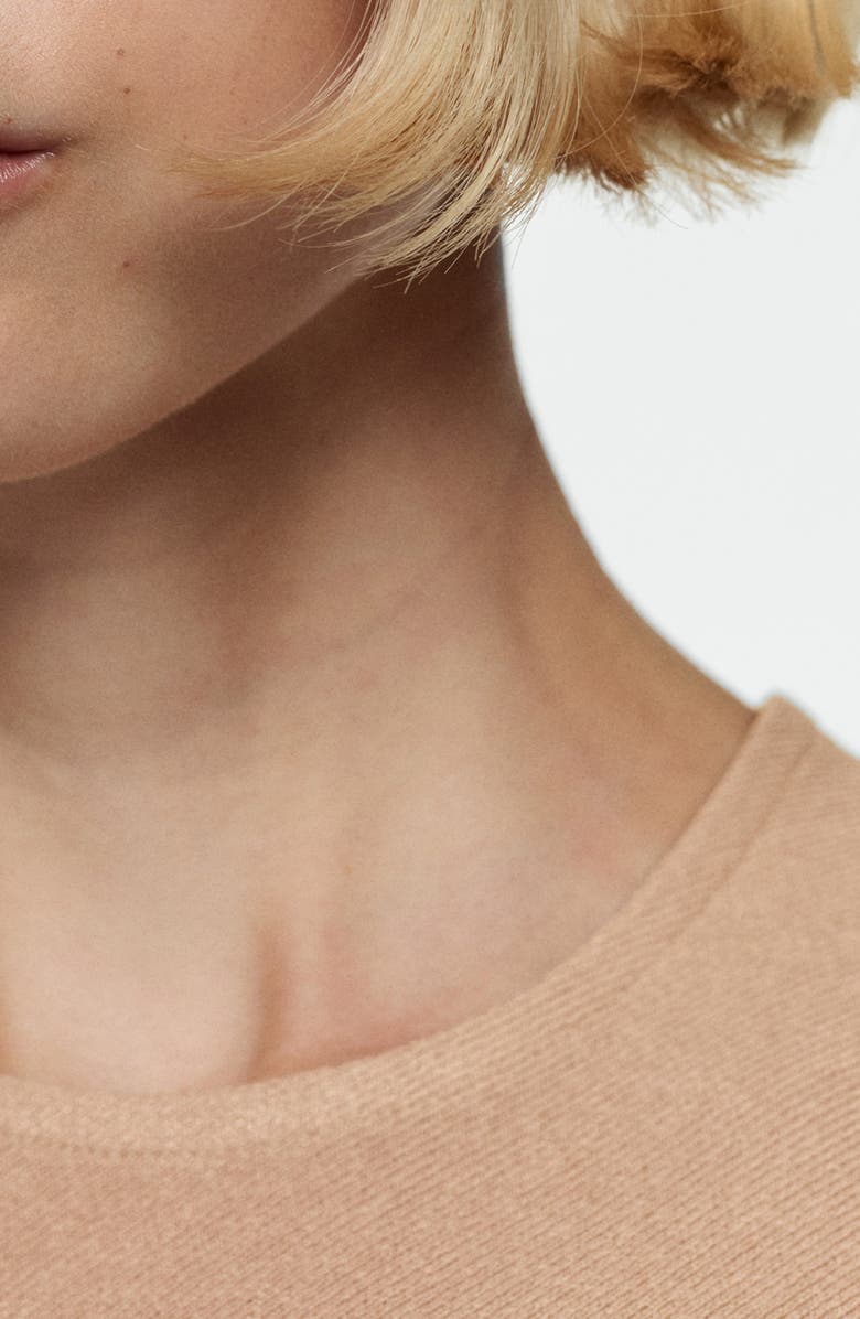 MANGO Tie Front Sleeveless Knit Dress, Alternate, color, 