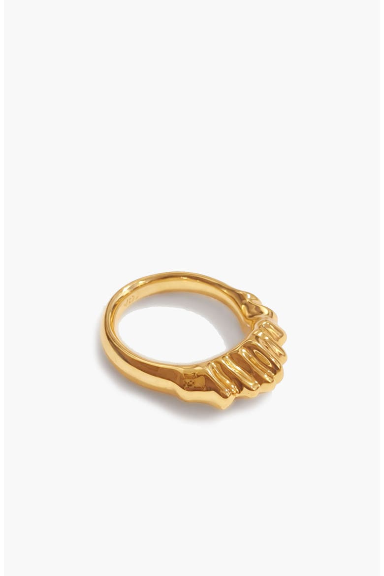 Coral Ring in Gold, Alternate, color, Gold