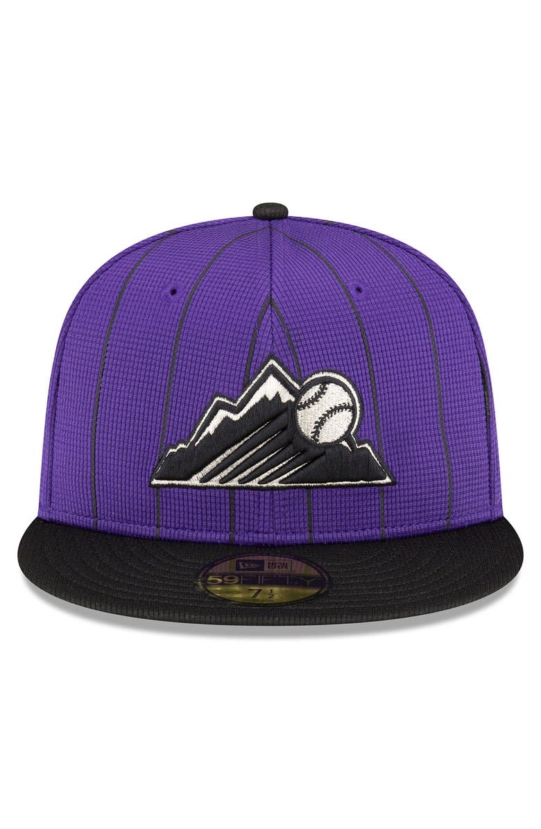 New Era Men's New Era Purple Colorado Rockies 2025 Batting Practice 59FIFTY Fitted Hat, Alternate, color, Purple