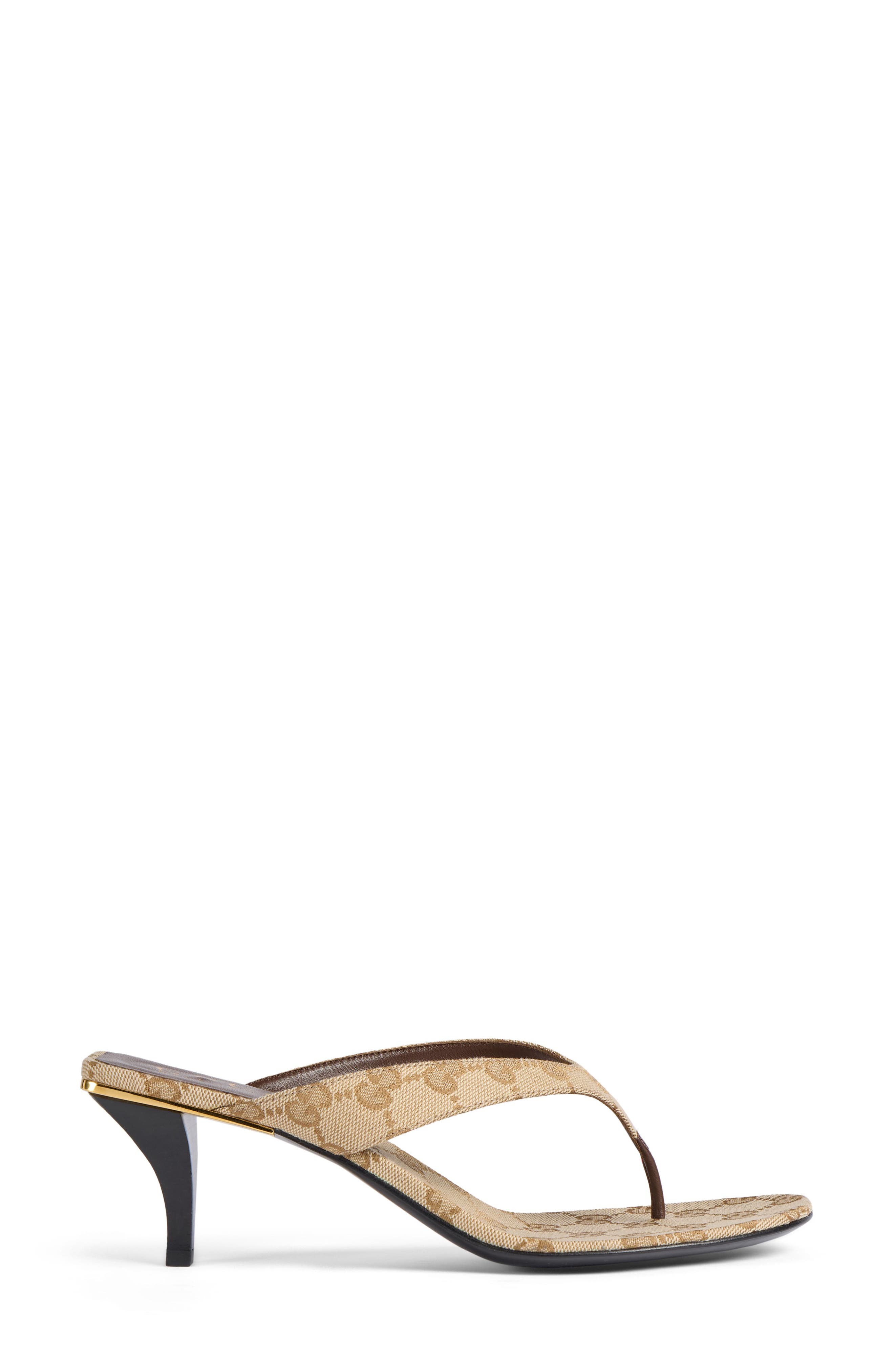 Gucci Neo Heeled Flip Flop, Alternate, color, 