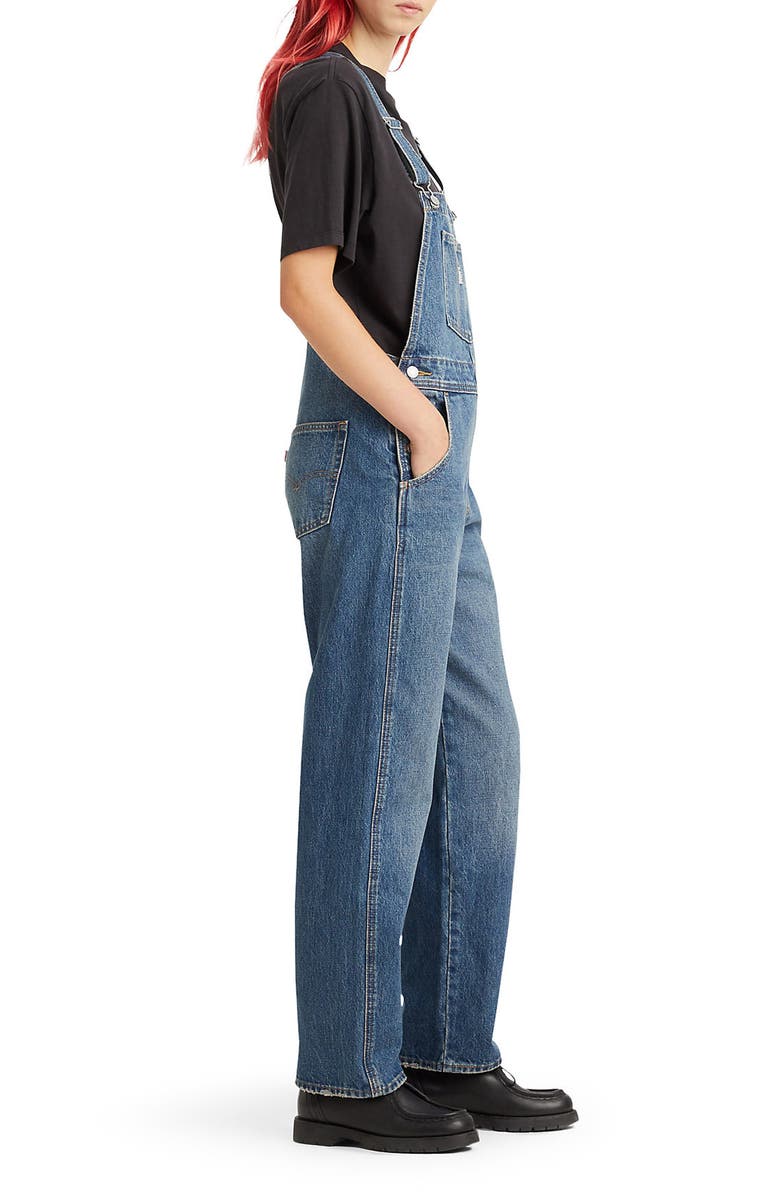 Levi's<sup>®</sup> Nonstretch Denim Overalls, Alternate, color, 