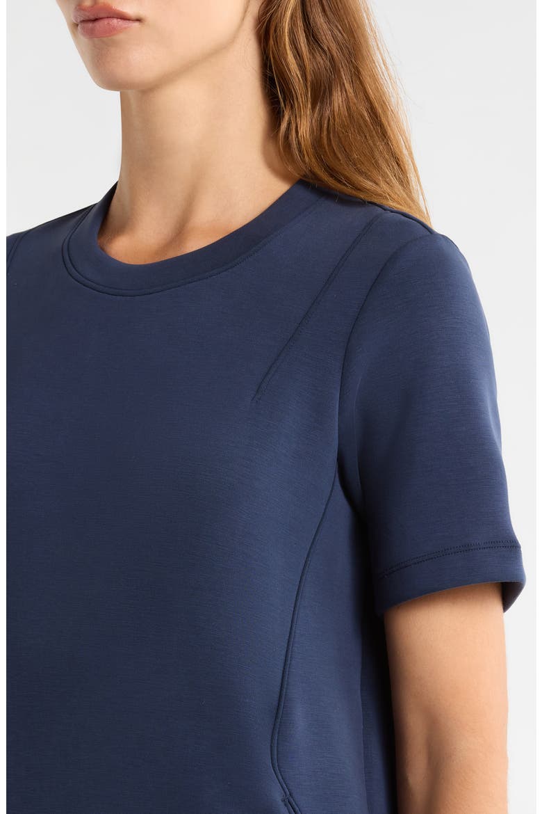 Dreamweave Short Sleeve Minidress, Alternate, color, NAVY BLAZER