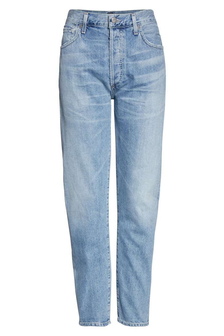 Liya High Waist Jeans, Alternate, color, SUNDAY MORNING